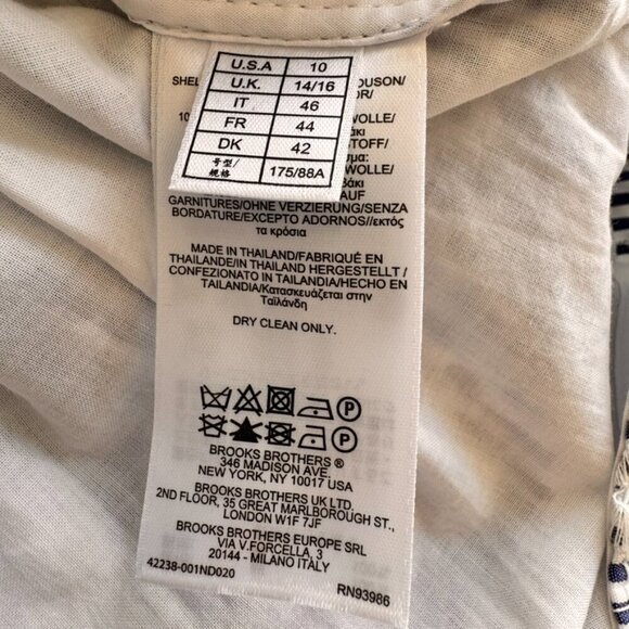 NWT Brooks Brothers Broderie Anglaise Eyelet Mini Dress - Picture 6 of 9